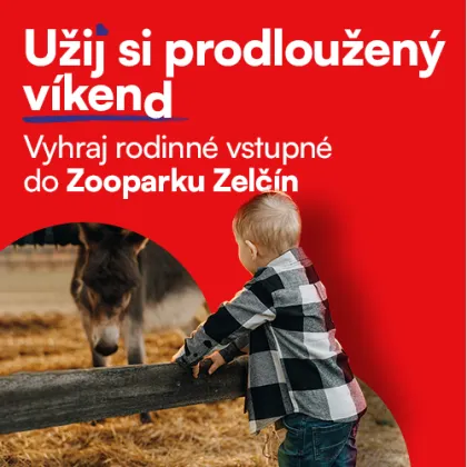Vyhraj rodinné vstupné do Zooparku Zelčín