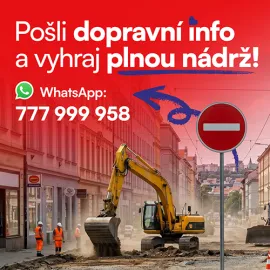 🚗 Dopravní hlídka Hitrádia North Music: Natankuj plnou zadarmo!