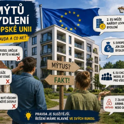 Sedm mýtů o bydlení a EU: ceny, zateplování, Airbnb a další