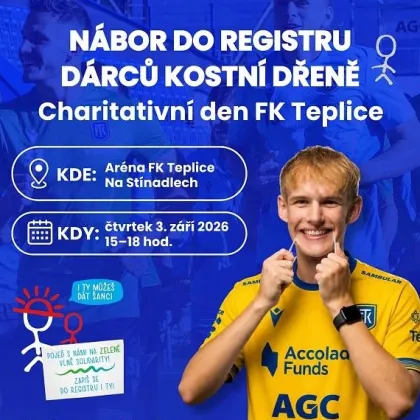 Na Stínadlech budou hledat nové dárce kostní dřeně