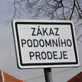 V Krupce je zákaz podomního prodeje!