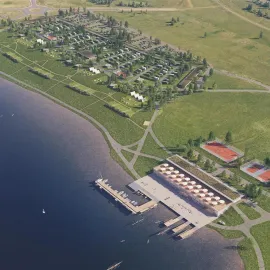 Mostecká riviéra představila kemp