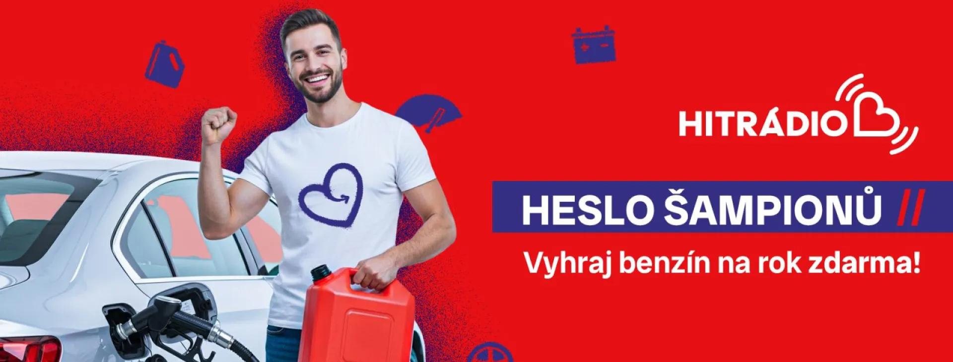 HESLO ŠAMPIÓNŮ: vyhraj roční dálniční známku nebo benzín na rok zdarma