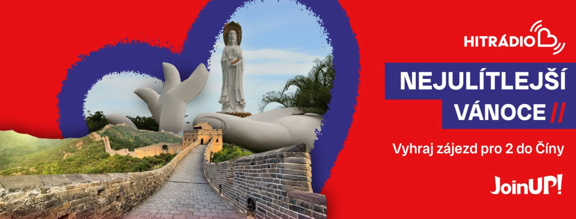 NEJULÍTLEJŠÍ VÁNOCE: vyhraj zájezd pro 2 do Číny s Join UP! 🎄✈️🇨🇳