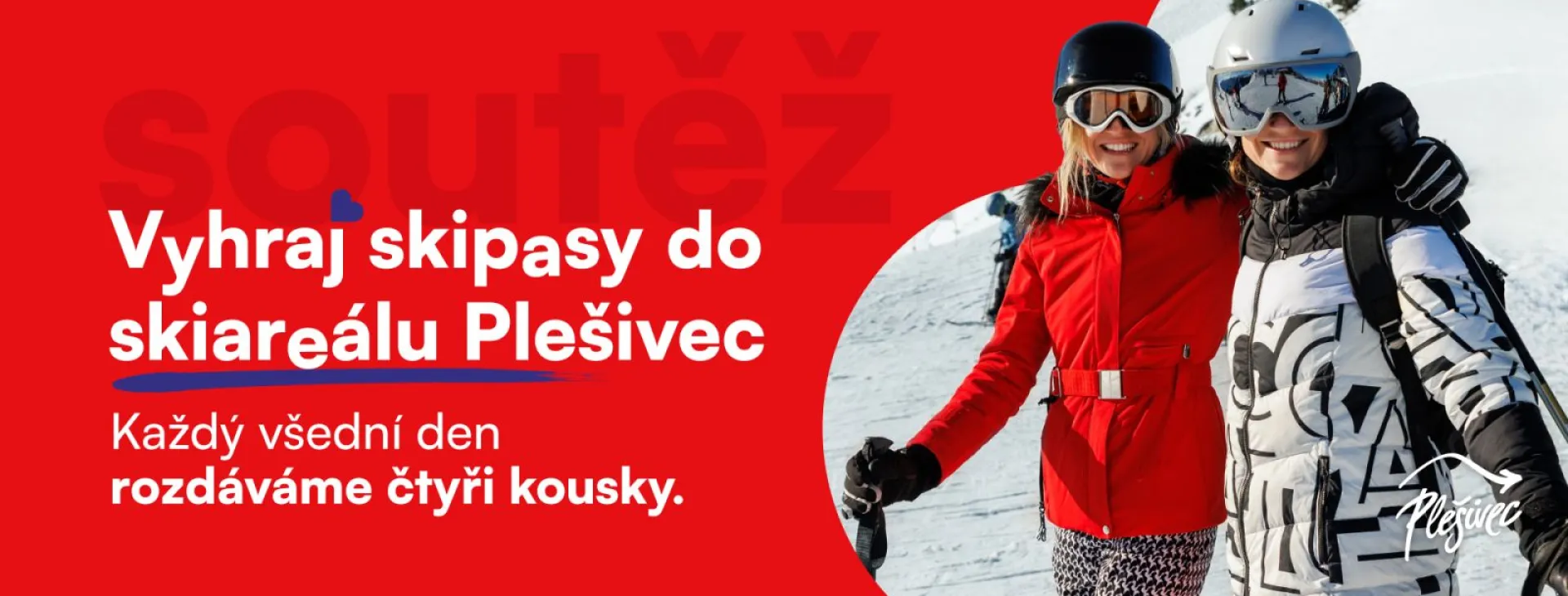 Vyhraj skipasy do Skiareál Plešivec pro celou tvoji partu