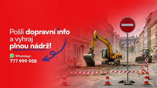 Dopravní hlídka Hitrádia North Music: Natankuj plnou zadarmo!