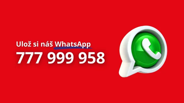 Ulož si náš WhatsApp!